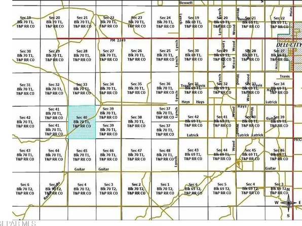 70 Tsp Sec 40 T & P #1, Dell City, TX 79837