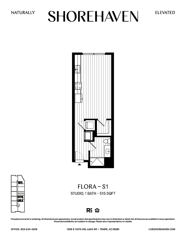 Floor plan Flora - S1