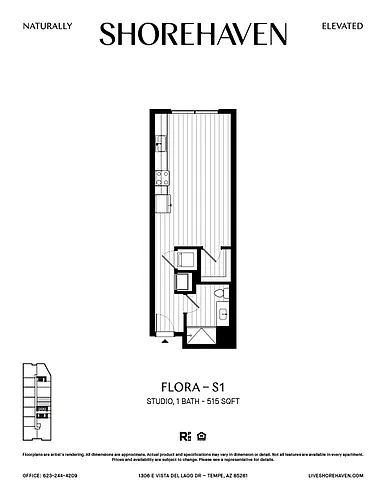 Floor plan Flora - S1
