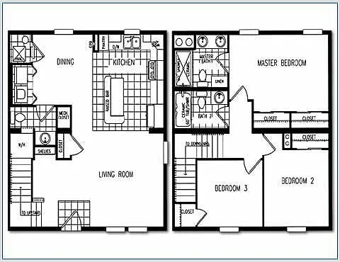Floor plan 2 Bed