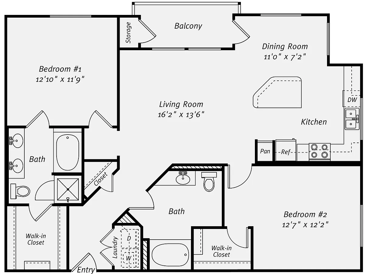 Floor plan B3