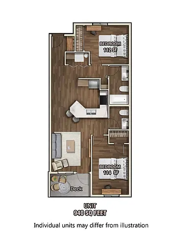 Floor plan 2 bedroom