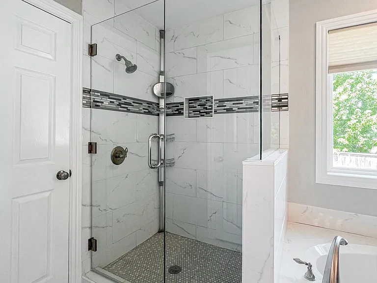 Master shower
