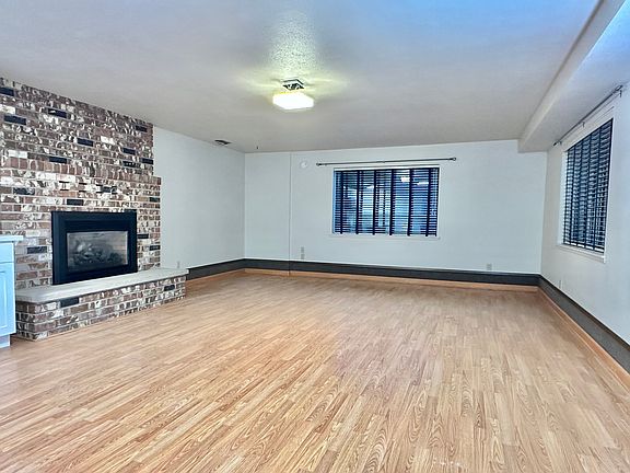 Living room view towards windows