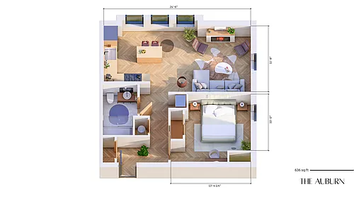 Floor plan The Auburn