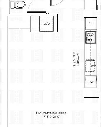 2nd image of 540 W 49th St APT 110N