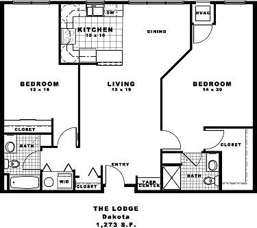 Floor plan Dakota