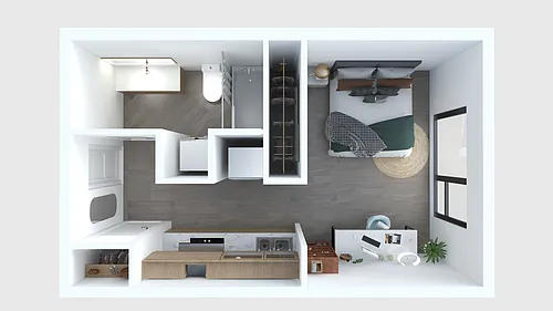 Floor plan Studio B MFTE APPLICANTS ONLY