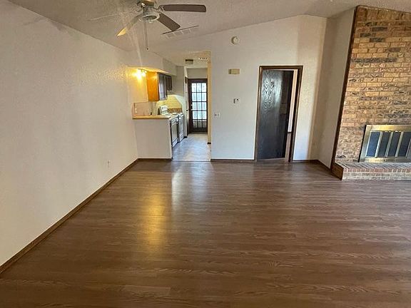 Dining area leading to kitchen
