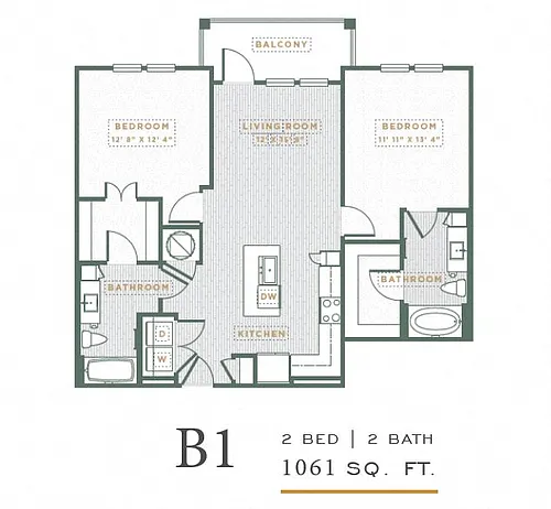 Floor plan B1