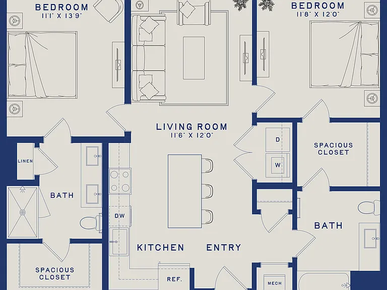 B12H | 2x2 | 1090 sf B12H | 2x2 | 1090 sf