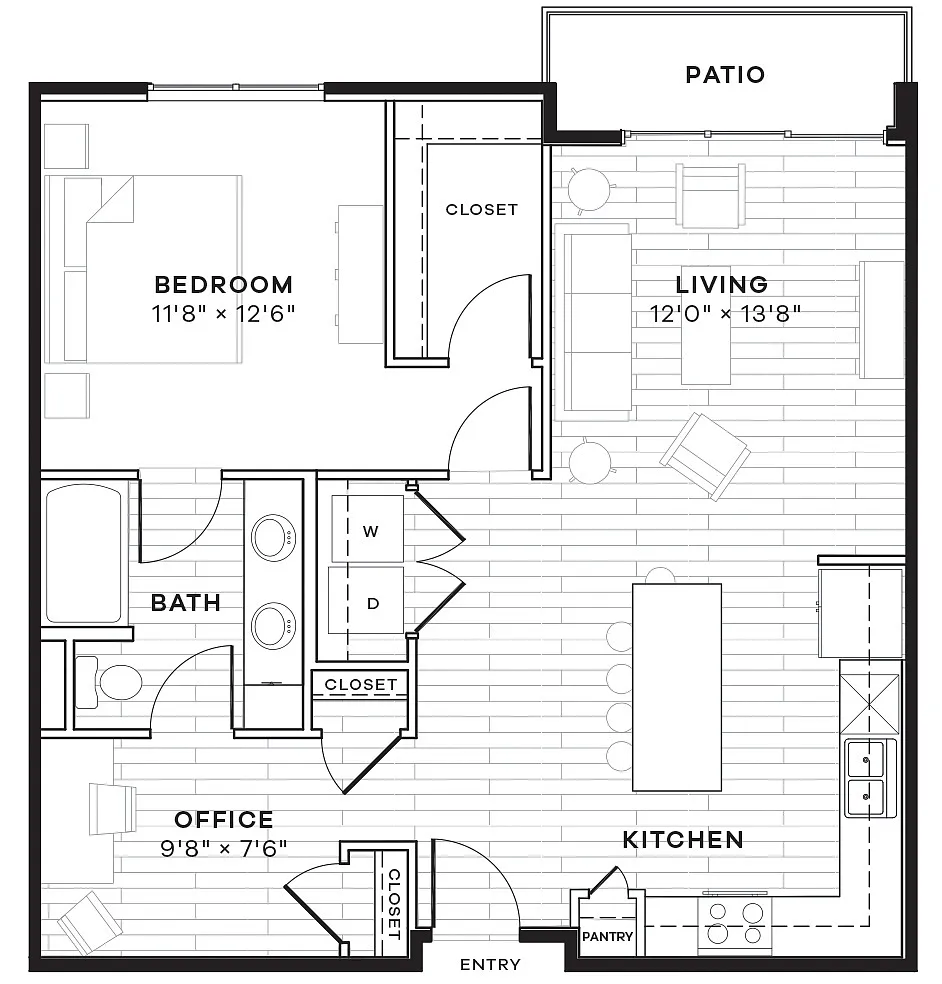 Floor plan 1C