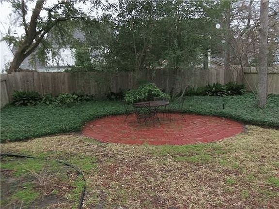 Relax in this very nice back yard
