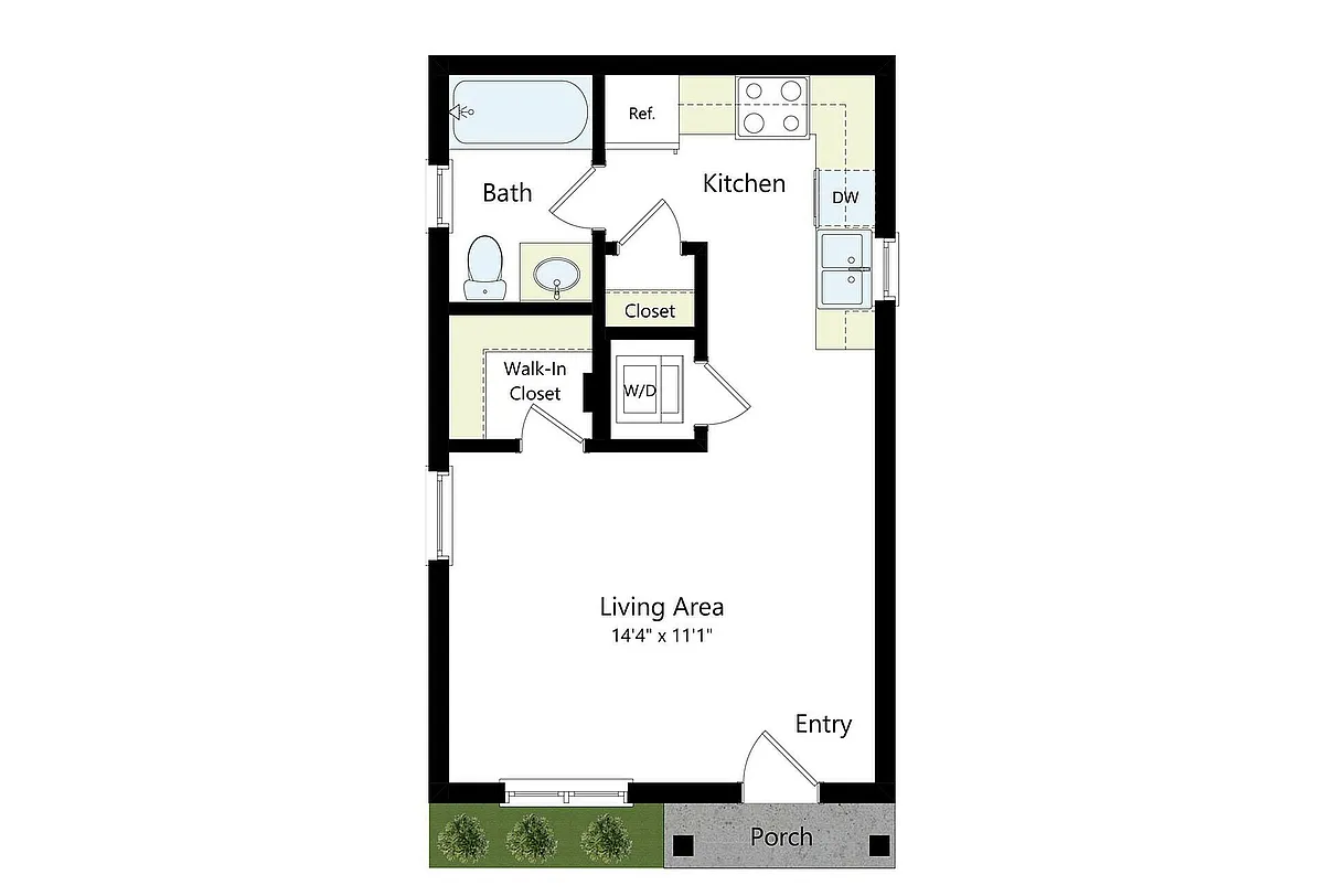 Floor plan Rockwood Front