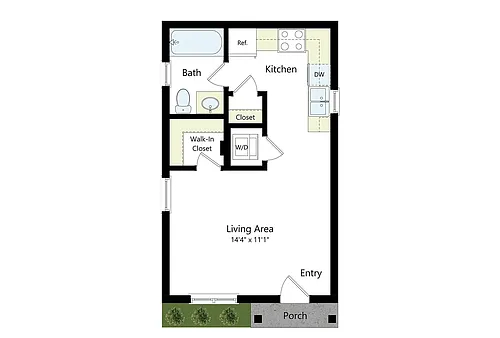 Floor plan Rockwood Front