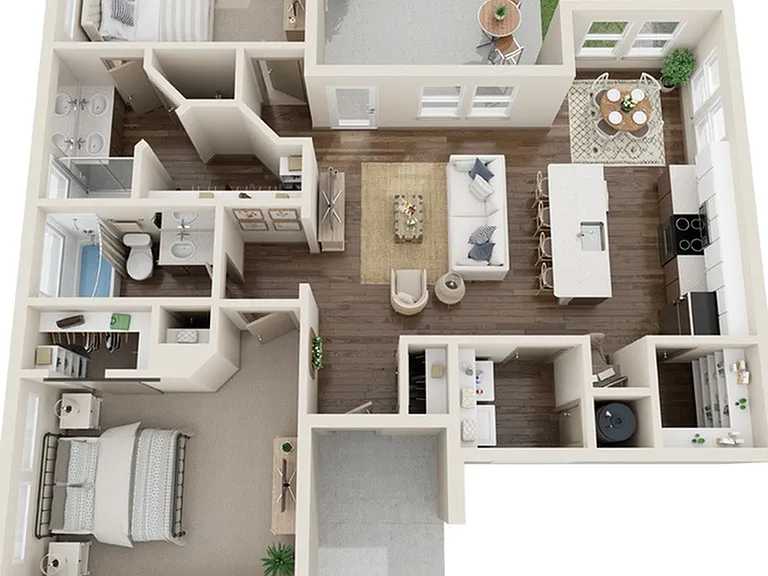 Modern Craftsman_2 Bed_2 Bath_B Modern Craftsman_2 Bed_2 Bath_B