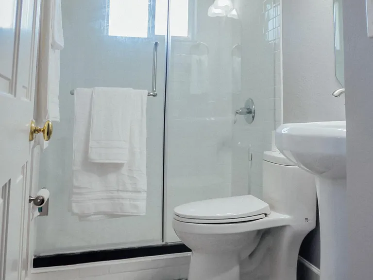 Hallway bathroom