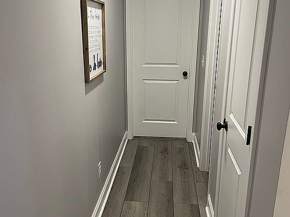 Downstairs hallway