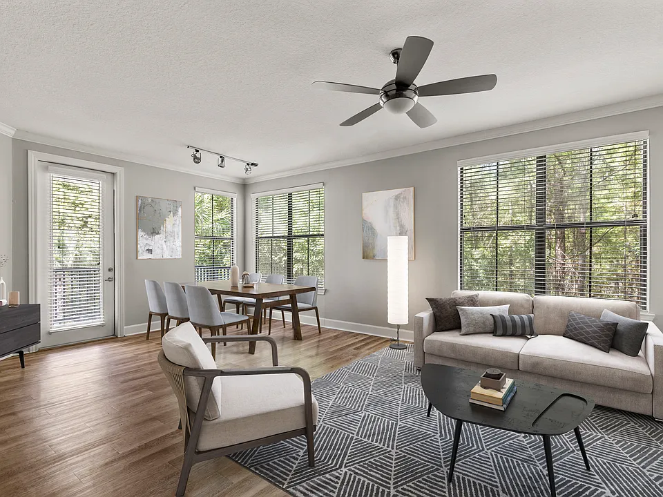 Spacious living rooms designed for comfort and style.