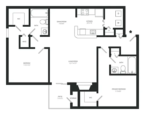 Floor plan B2