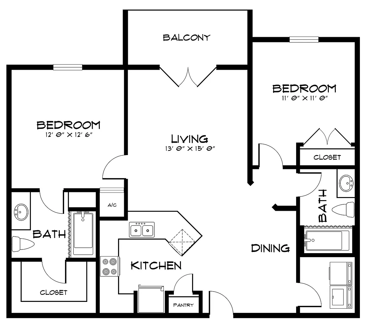 Floor plan B2