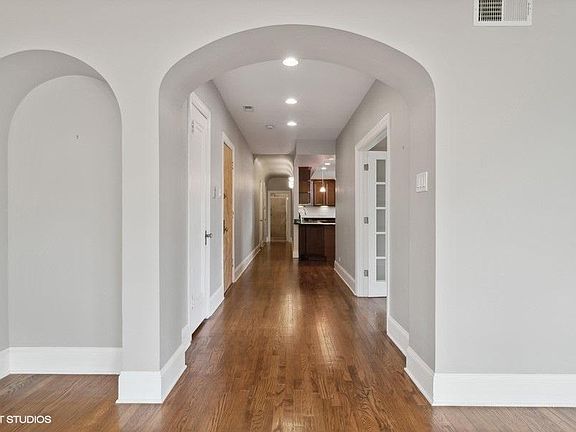 Hallway from living and dining room