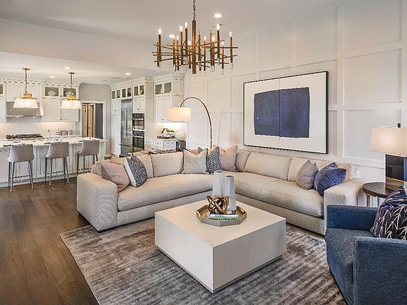 Open concept design is perfect for entertaining