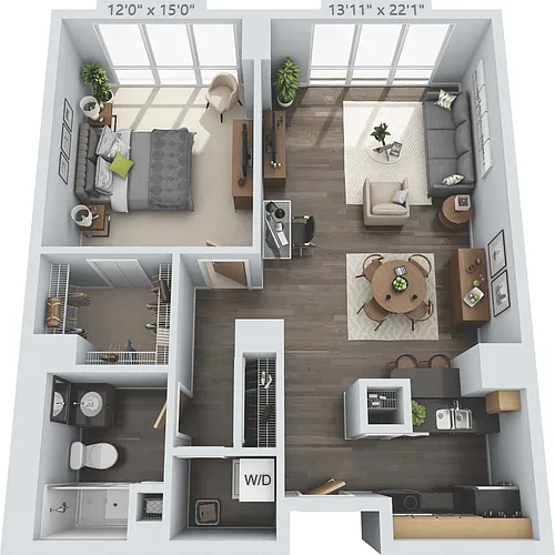 Floor plan Frontenac