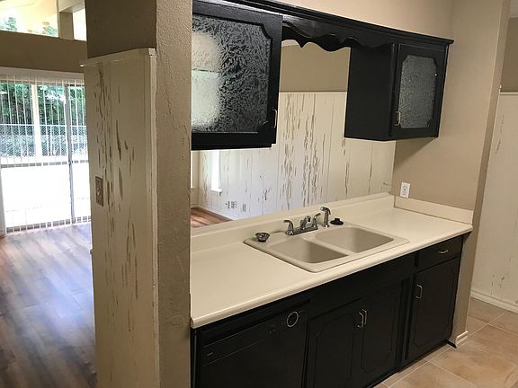 Kitchen overlooks the second living area. Kitchen has gas st