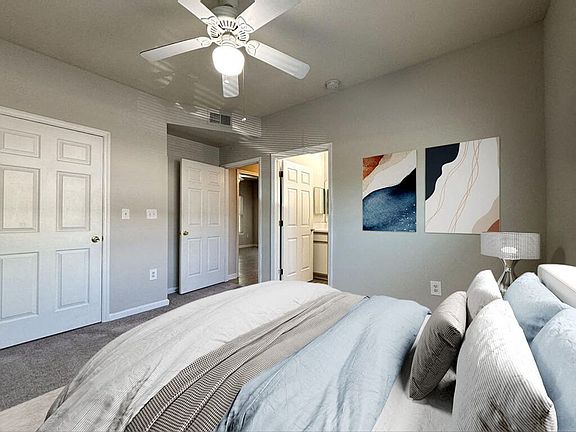 Spacious Carpeted Bedroom