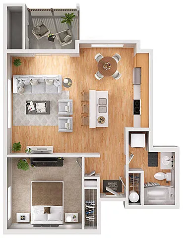 Floor plan A1A