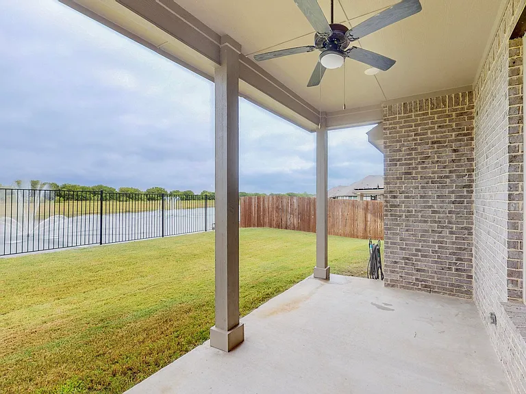 Plenty of space for a grill and an additional dining area perfect for the cooler months coming up!