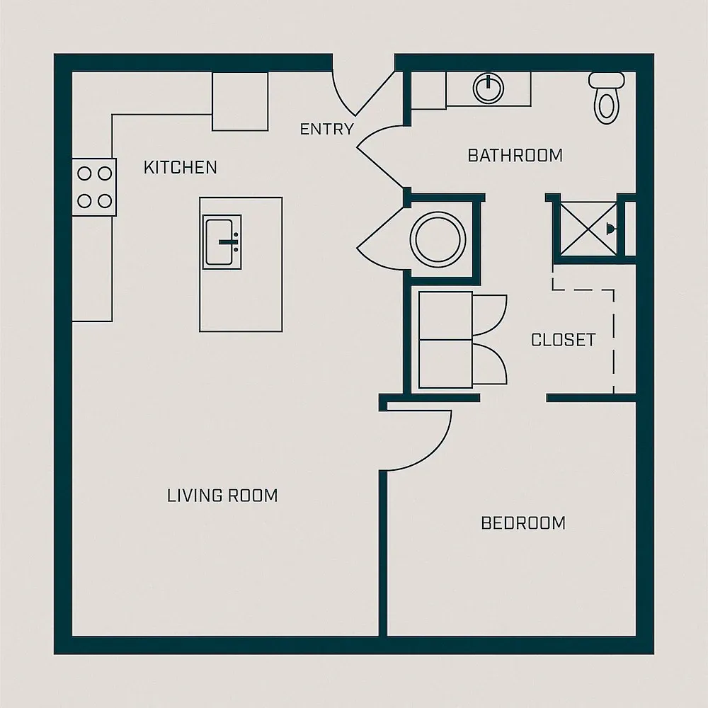 Floor plan The Greeley