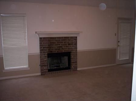 fireplace in living room