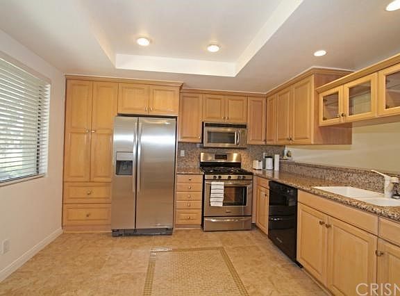 Remodeled kitchen.