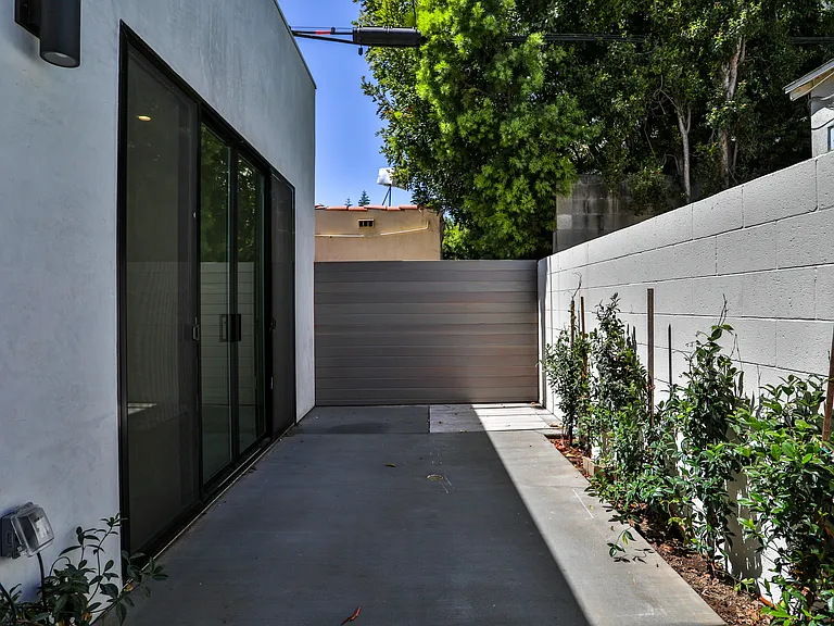 Private patio connects seamlessly to living space