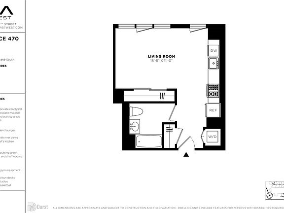 2nd image of 625 W 57th St APT 470