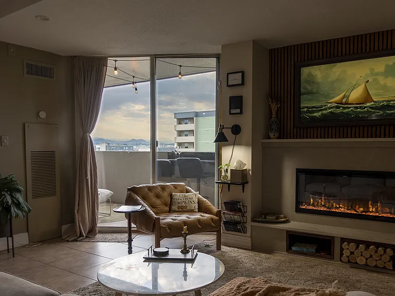 Living Room and Balcony View