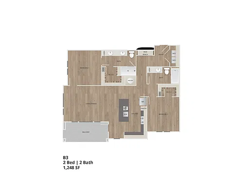 Floor plan B3