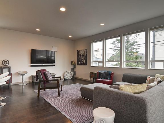 open living room. 60" TV