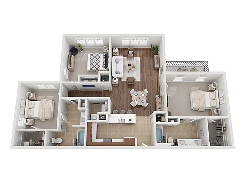 Floor plan C1 Renovated