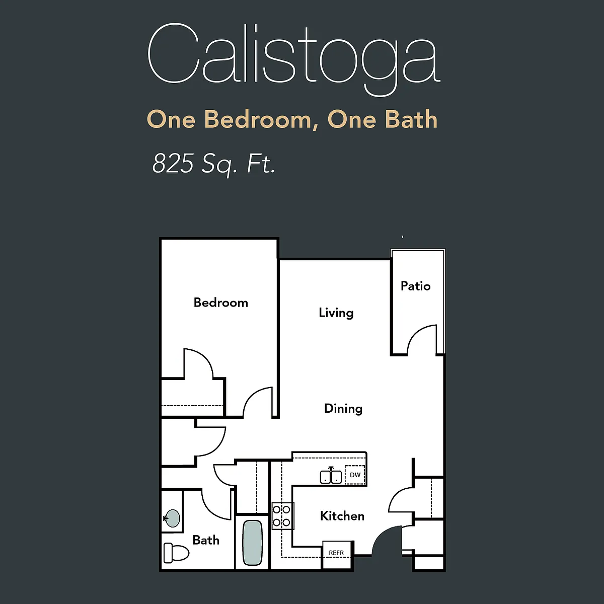 Floor plan Calistoga