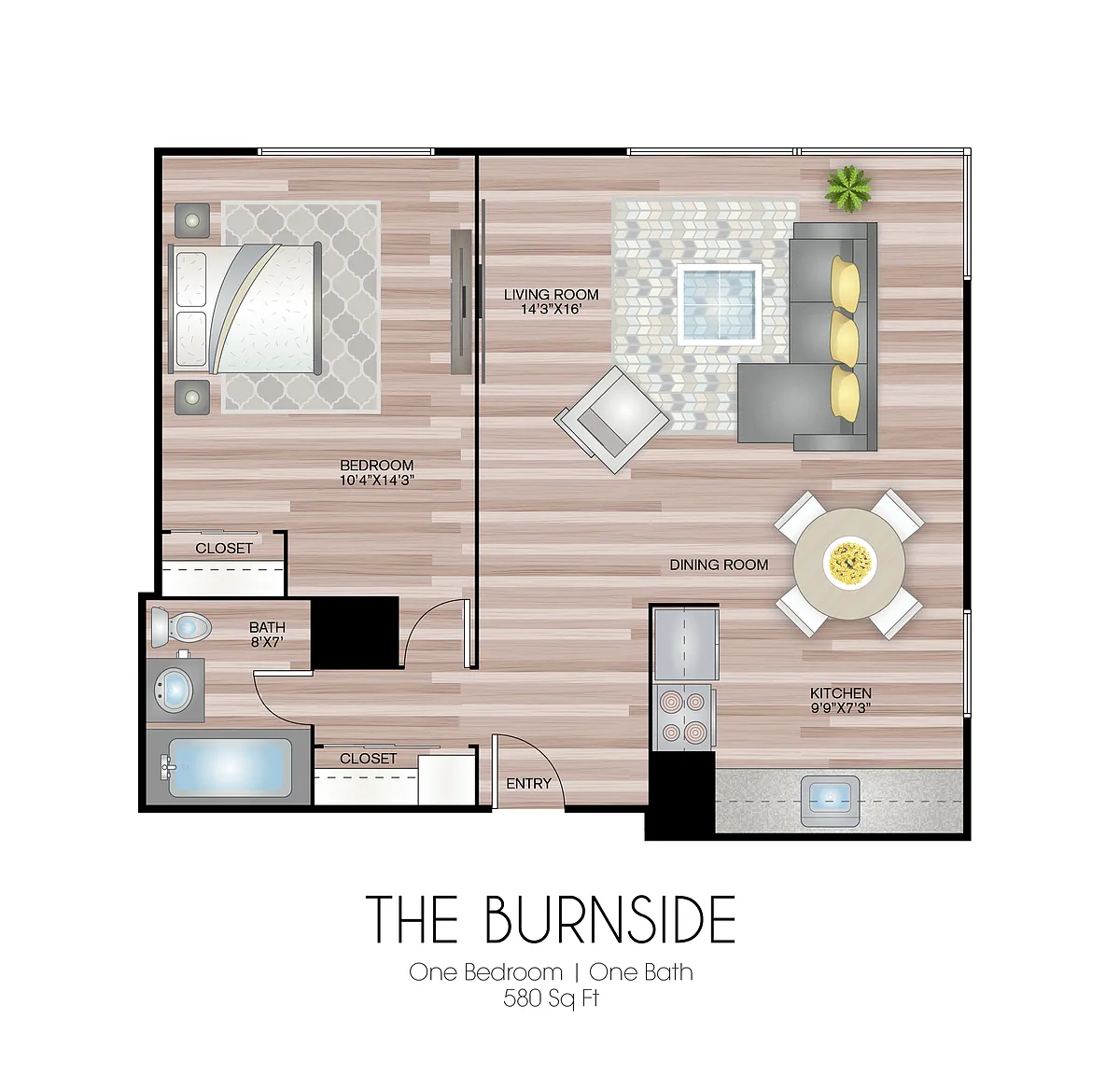 Floor plan The Burnside