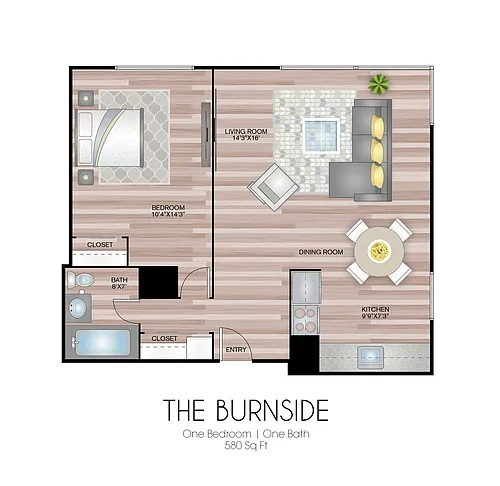 Floor plan The Burnside
