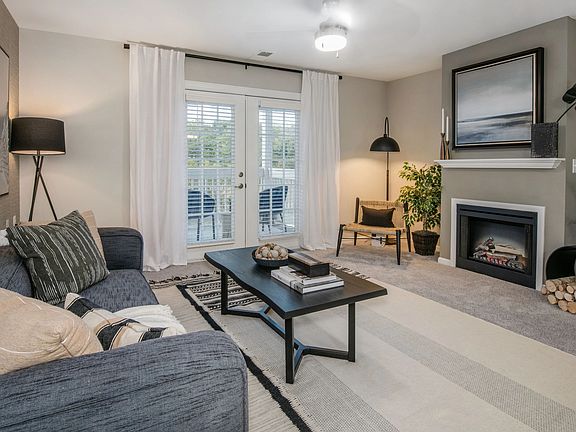 Bask in extra spacious living rooms leading to private patios/balconies, adorned with exquisite fireplaces (in select homes).