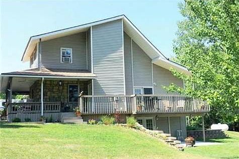 Side view of the home.