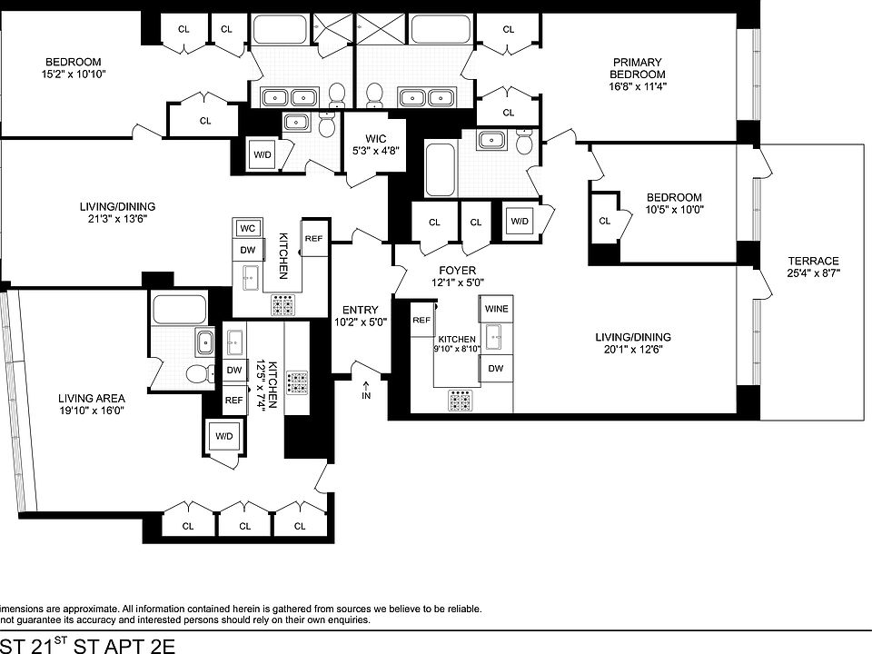 1st image of 125 W 21st St #2CDE
