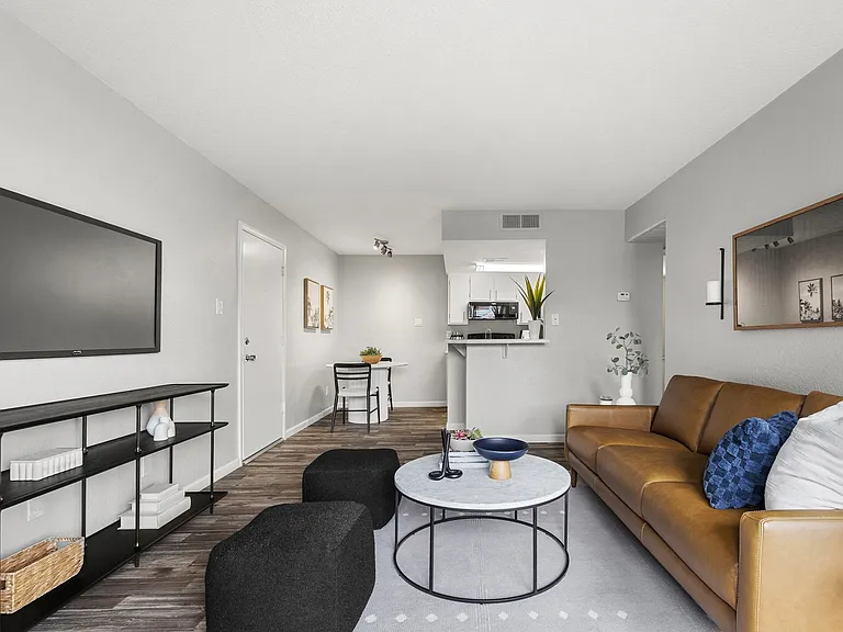 Living Room and Dining Space View