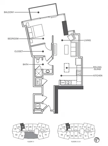 Floor plan Residence 5 - Classic