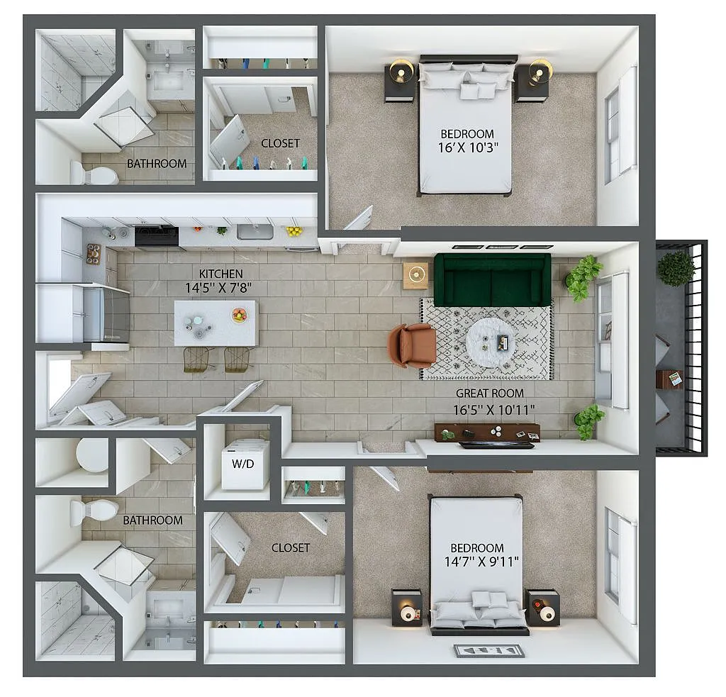 Floor plan The Social